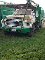1992 Ford F700 diesel 96790 miles non running all