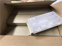 12 Plastic Storage Boxes
