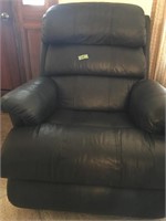 Leather Recliner -Blue