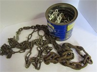 Lot of Various Size Chains