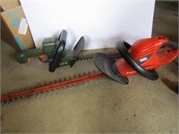 2 B&D Electric Hedge Trimmers 18" & 24"