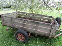 Trailer Cart w/Metal Frame and Bottom w/Title