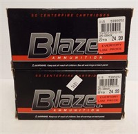 (2) Boxes of 50 Blazer 357 Magnum 158 grain JHP