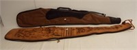 (2) Soft gun cases. One is tooled.