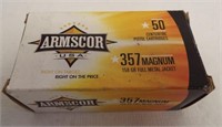 Box of (50) Armscor .357 Magnum 158 grain