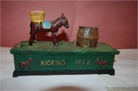 Cast Iron Bank  / Kicking Mule