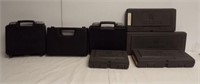 (7) Hard handgun gun cases including Sig Sauer,