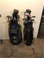 Pair of Golf Clubs & Bags