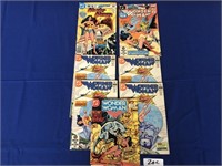 (7) Vintage Comic Books Wonder Woman +