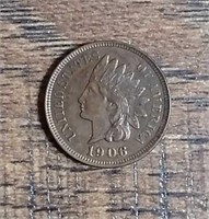 1906  Indian Head Cent   XF