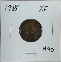 1918  Lincoln Cent  XF