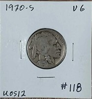 1920-S  Buffalo Nickel   VG