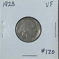 1923  Buffalo Nickel  VF