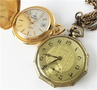 Lot de 2 montres de poche. T. A. Grothe et Eagle