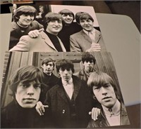 2 Posters, Early Beatles / Rolling Stones