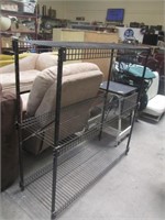 Black Wire Shelving Unit