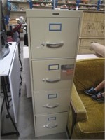 Metal 4 Drawer File Cabinet