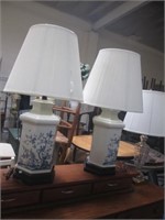 Blue & White Porcelain Table Lamps