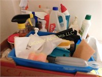 asst cleaners, garbage bags, etc