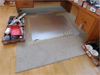 bound edge rug, 6' x 8'5", 9(rug only)