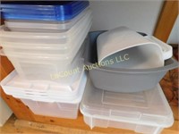 plastic storage container lot