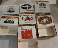 7 cigar boxes