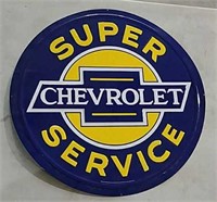 SST embossed Chevrolet sign