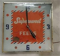 Supersweet Feeds clock
