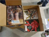 2 Boxes of Christmas catalogs & others