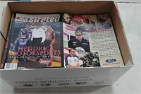 Huge boxful of car racing magazines