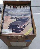 Boxful of Car & Driver magazines