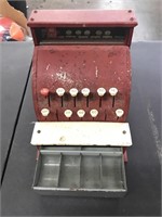 Small vintage metal register