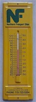 Northern Freeport Silos tin thermometer