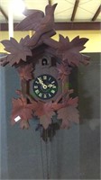 German Cuckoo clock, with pendulum &  1 iron