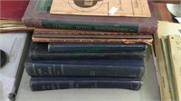Group of 7 old 1940s dental & X-ray books, most