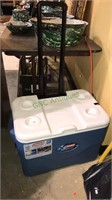 Coleman 50 quart extreme wheeled cooler with the