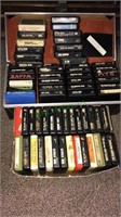 Large group of rock ‘n’ roll eight track tape +8