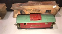 Prewar Lionel number 817 caboose with a Lionel
