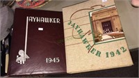 Jayhawker magazines, 1942, 1945, from Topeka