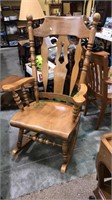 Large well-made rocking chair, (536)