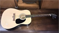 Peavey six string acoustical guitar, missing one