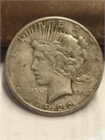 1922S SILVER PEACE DOLLAR