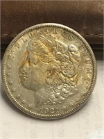 1921S MORGAN SILVER DOLLAR G TO VG CONDITION