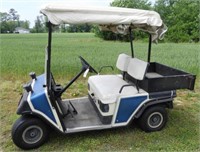 EZ-GO Electric Golf Cart with Canopy and