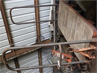 Heavy Duty Warehouse/Farm cart with cast iron