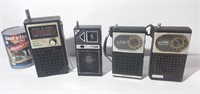 4 radios portable vintage portable radios