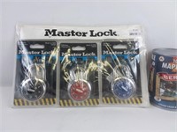 3 cadenas Master Lock - Padlocks