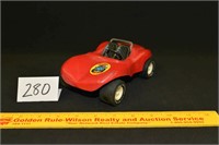 Vintage Red Metal Tonka Fun Buggy Toy
