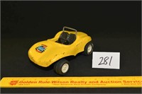 Vintage Yellow Metal Tonka Fun Buggy Toy