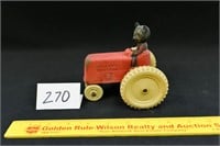 Vintage Sun Rubber Co. Mickey's Tractor Toy